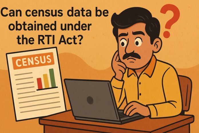 Census Data to Remain Confidential, Outside RTI Scope