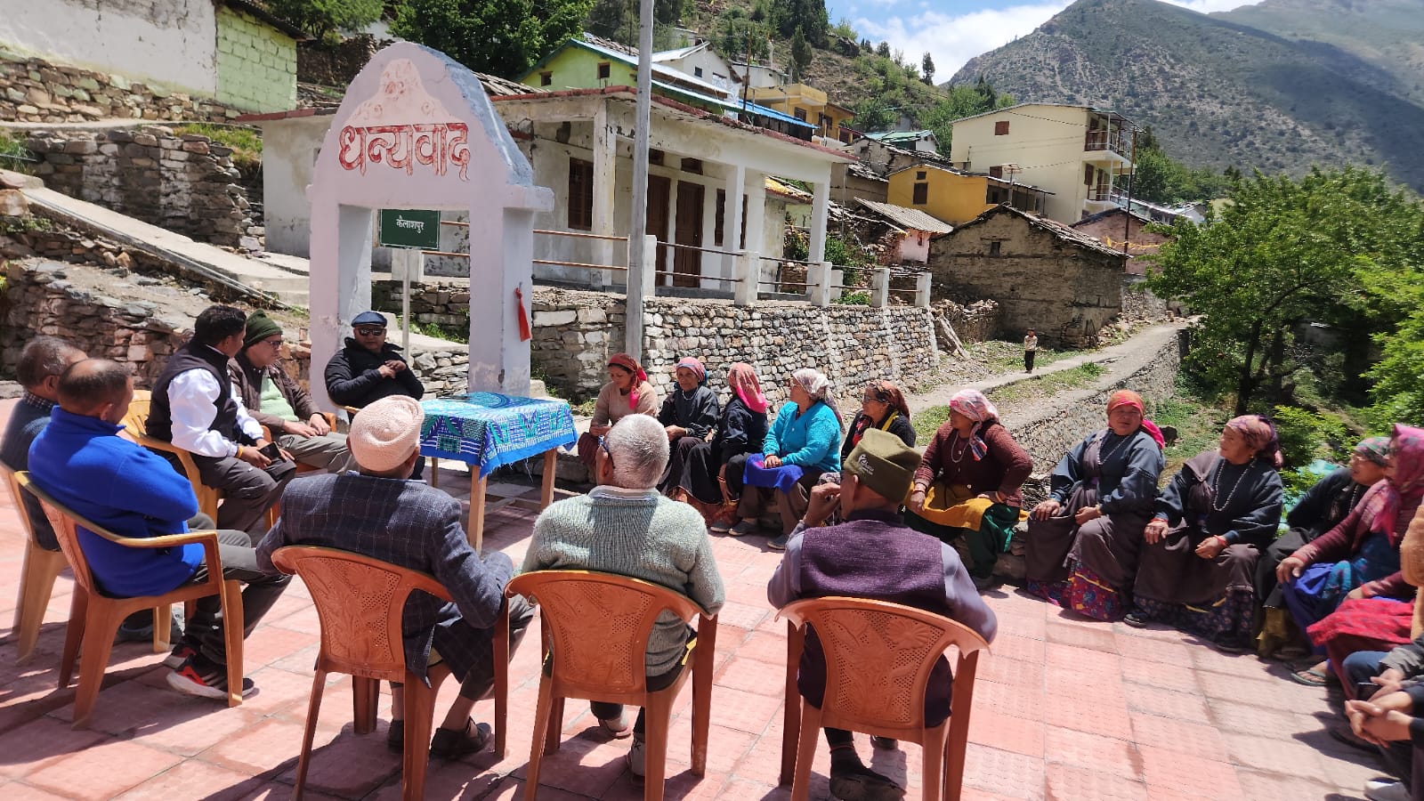 dhiraj garbyal in kailashpur village
