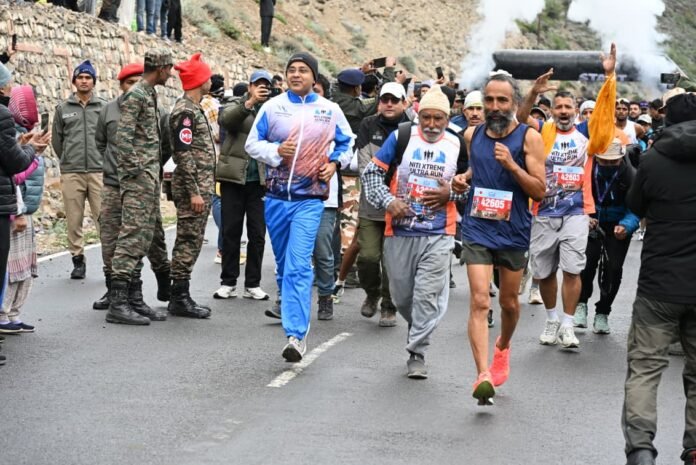 ias shailesh bagoli running in xtreme ultra run