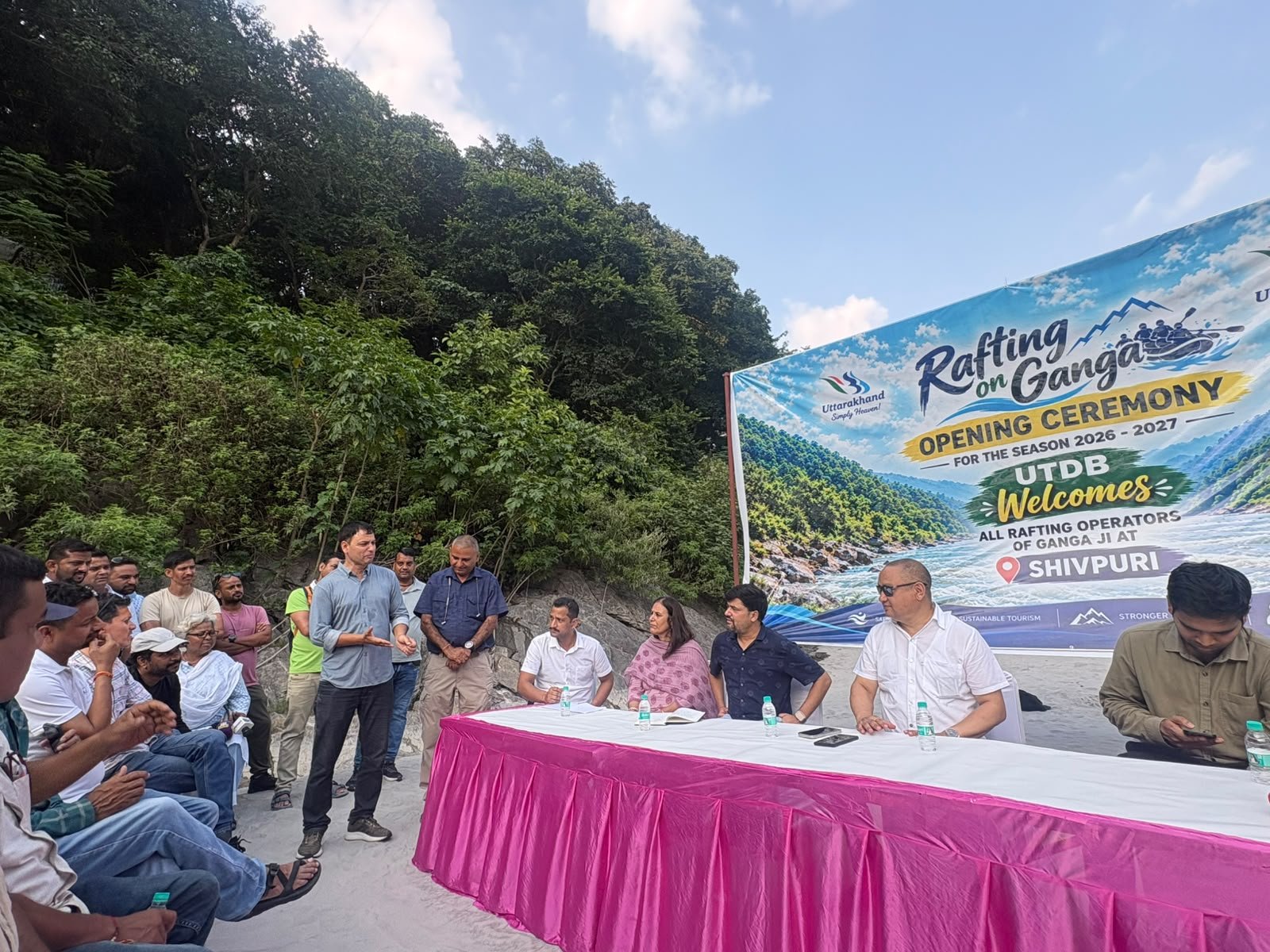 River Rafting Season with Formal Licence Distribution in Rishikesh